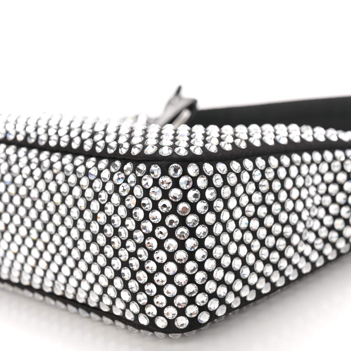 Satin Crystal Mini Re-Edition 2000 Bag Cristal