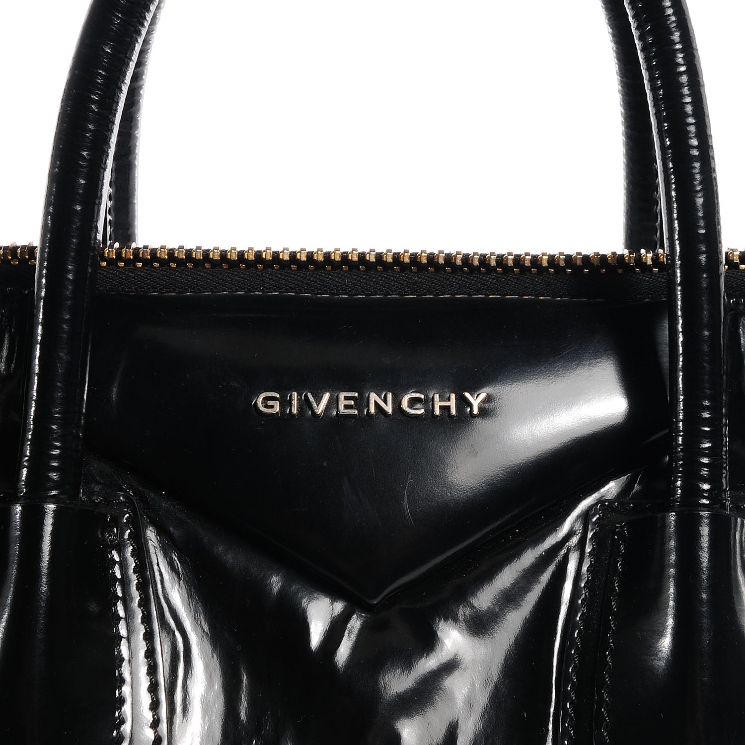 Givenchy Patent Calfskin Medium Antigona Black 5 of 11