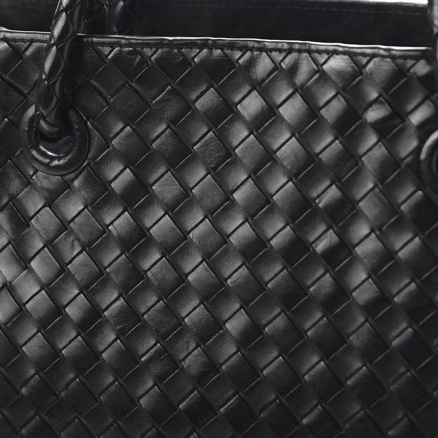 Nappa Intrecciato Tote Black
