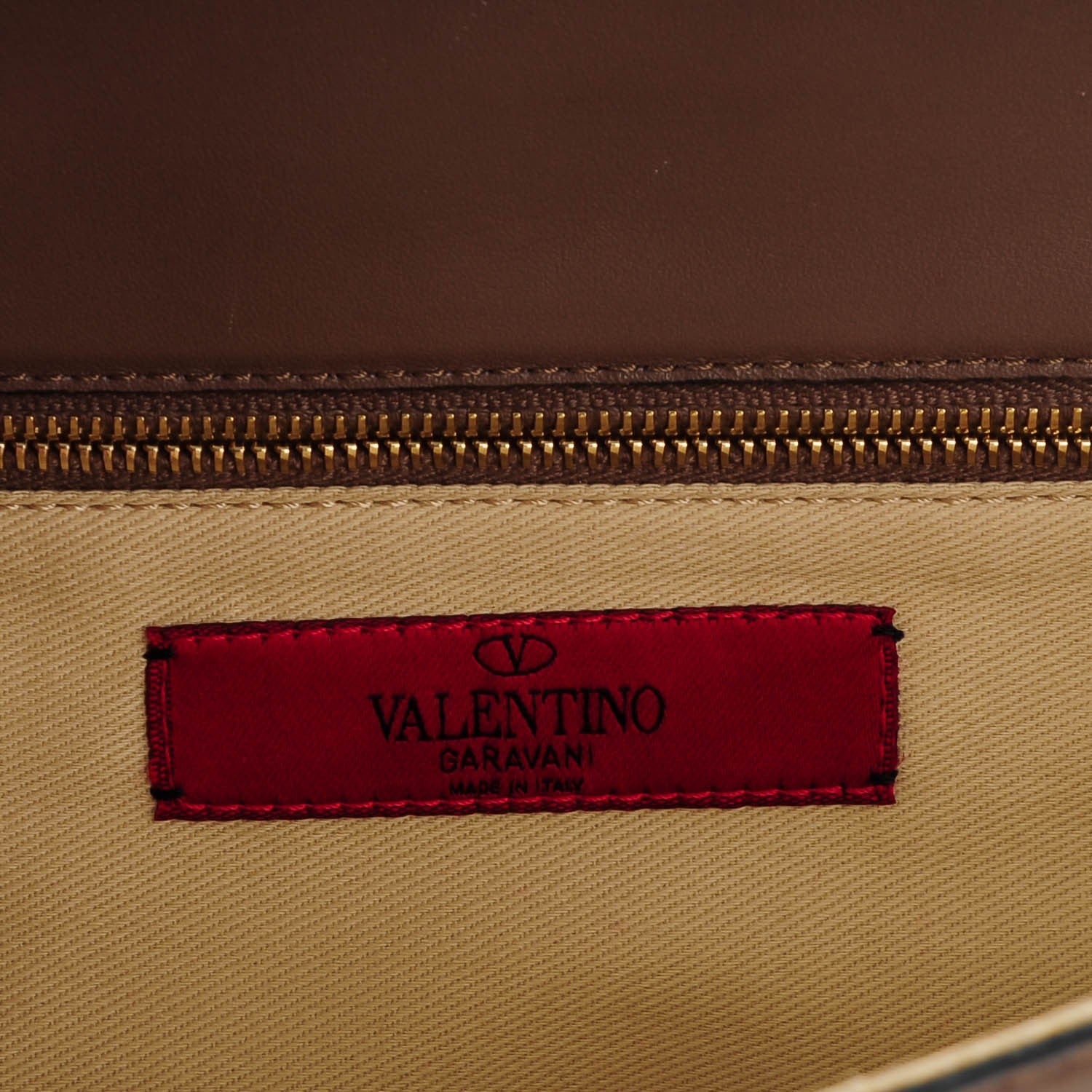 Valentino Garavani Nappa Small Aphrodite Bow Satchel Taupe 5 of 6