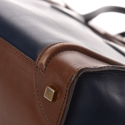 Celine Smooth Calfskin Mini Tri-Color Luggage Navy 8 of 14