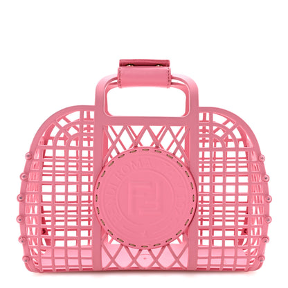Fendi Recycled Plastic Vitello Liberty Matte Small Fendi Basket Rosa 1 of 10