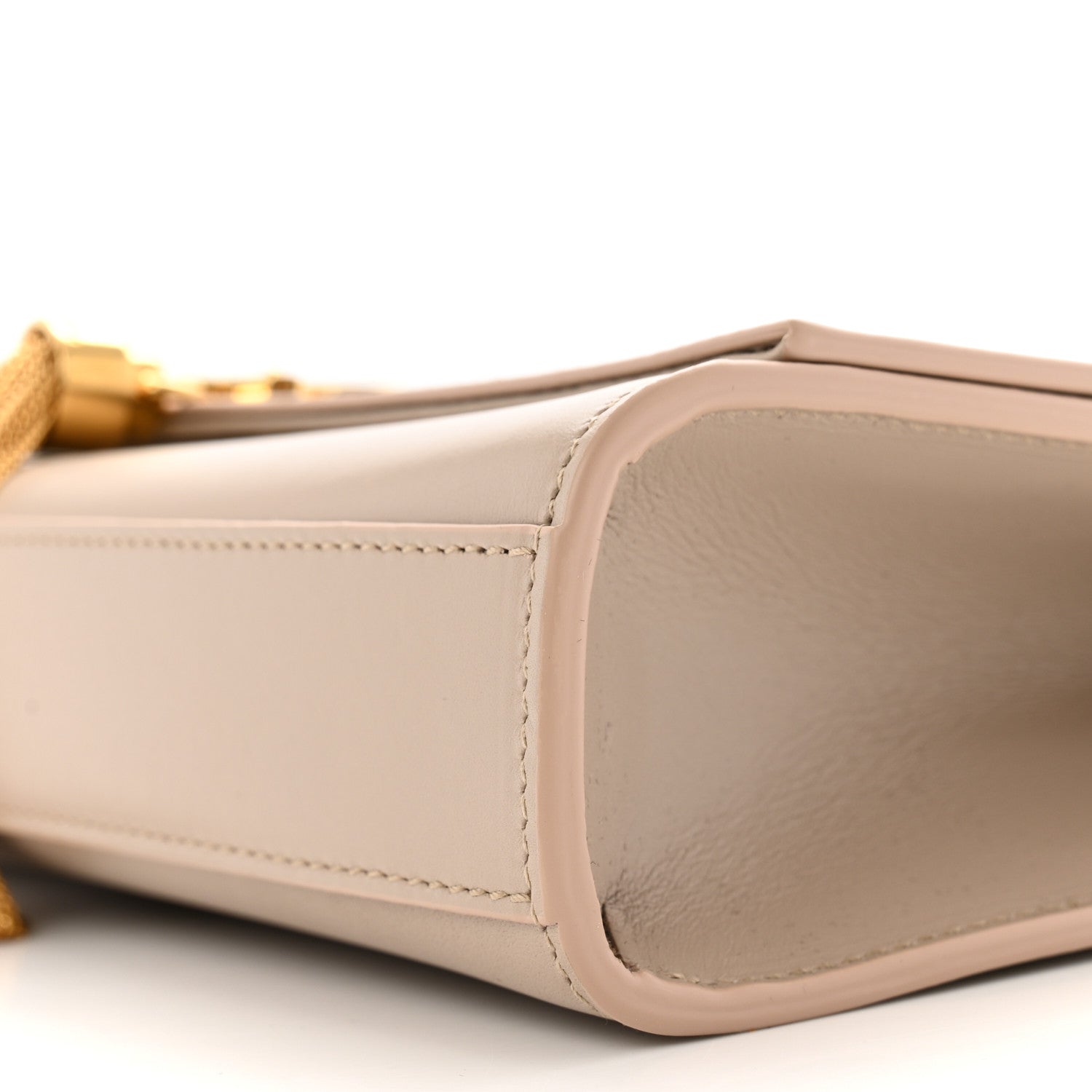 Saint Laurent Smooth Calfskin Medium Classic Monogram Kate Tassel Satchel Light Natural 10 of 11