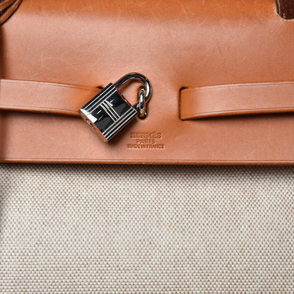 Hermes Toile Vache Calfskin Herbag 36 MM Natural 6 of 22
