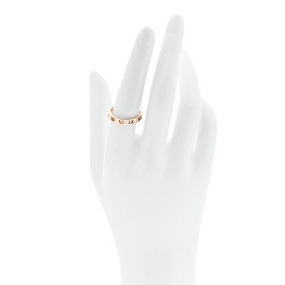 Tiffany 18K Rose Gold Diamond Atlas Pierced Ring 55 7.25 2 of 5