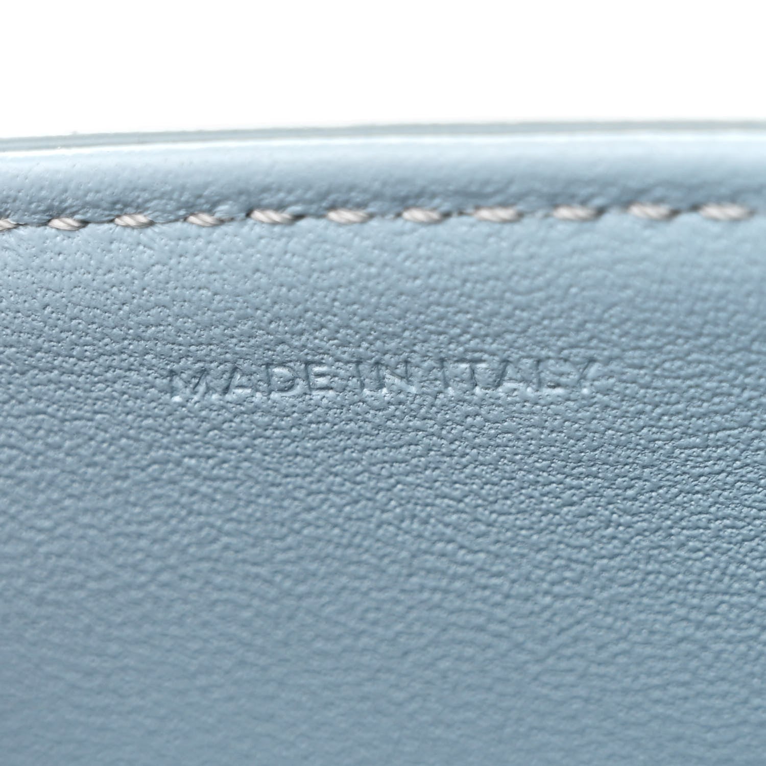 Celine Shiny Calfskin Teen Triomphe California Blue 9 of 14
