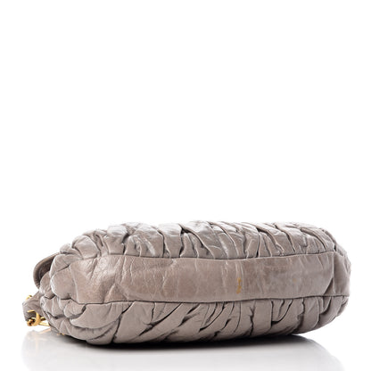 Miu Miu Nappa Matelasse Coffer Hobo Fumo 5 of 15