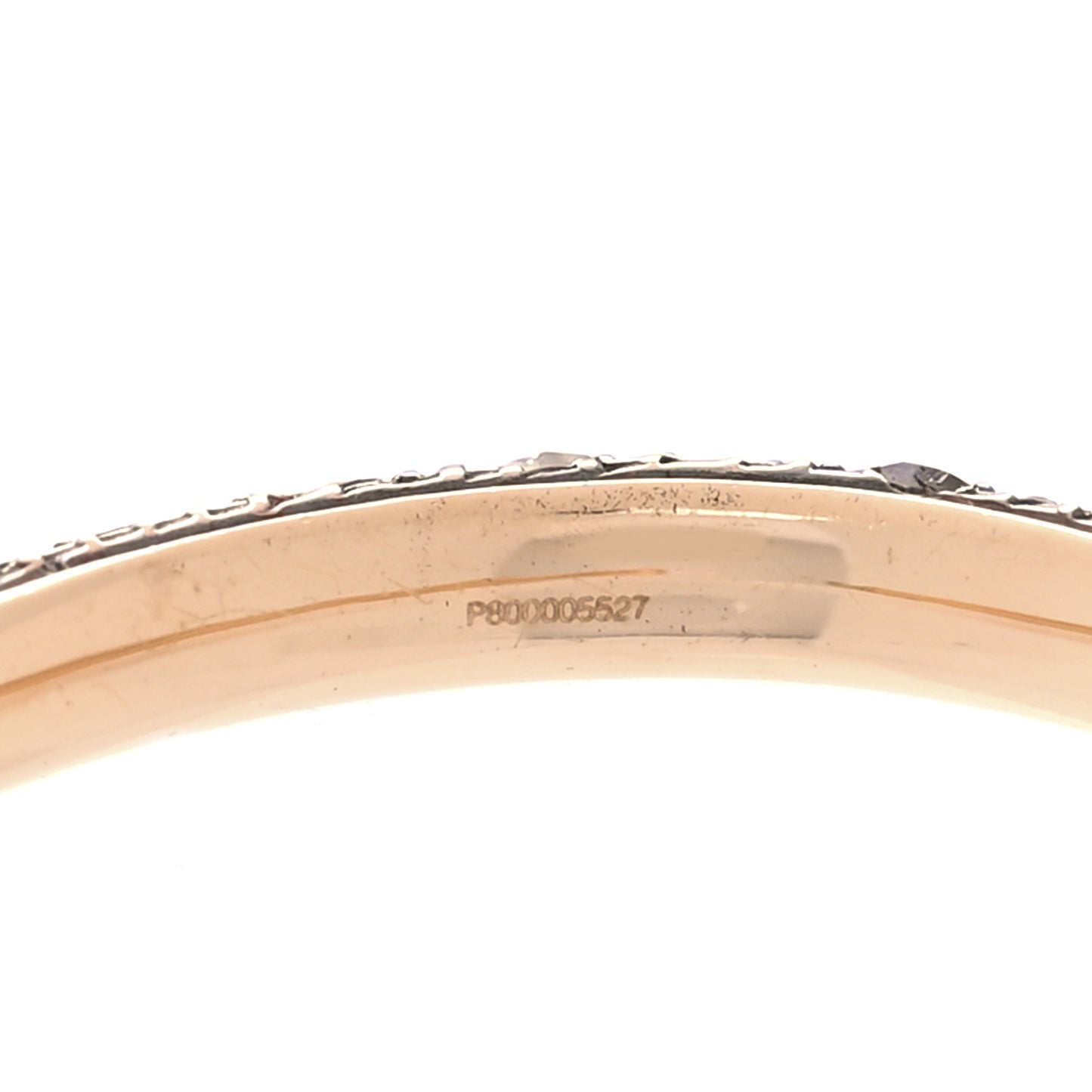 18K Rose Gold Brown Diamond Catene Hoop Earrings