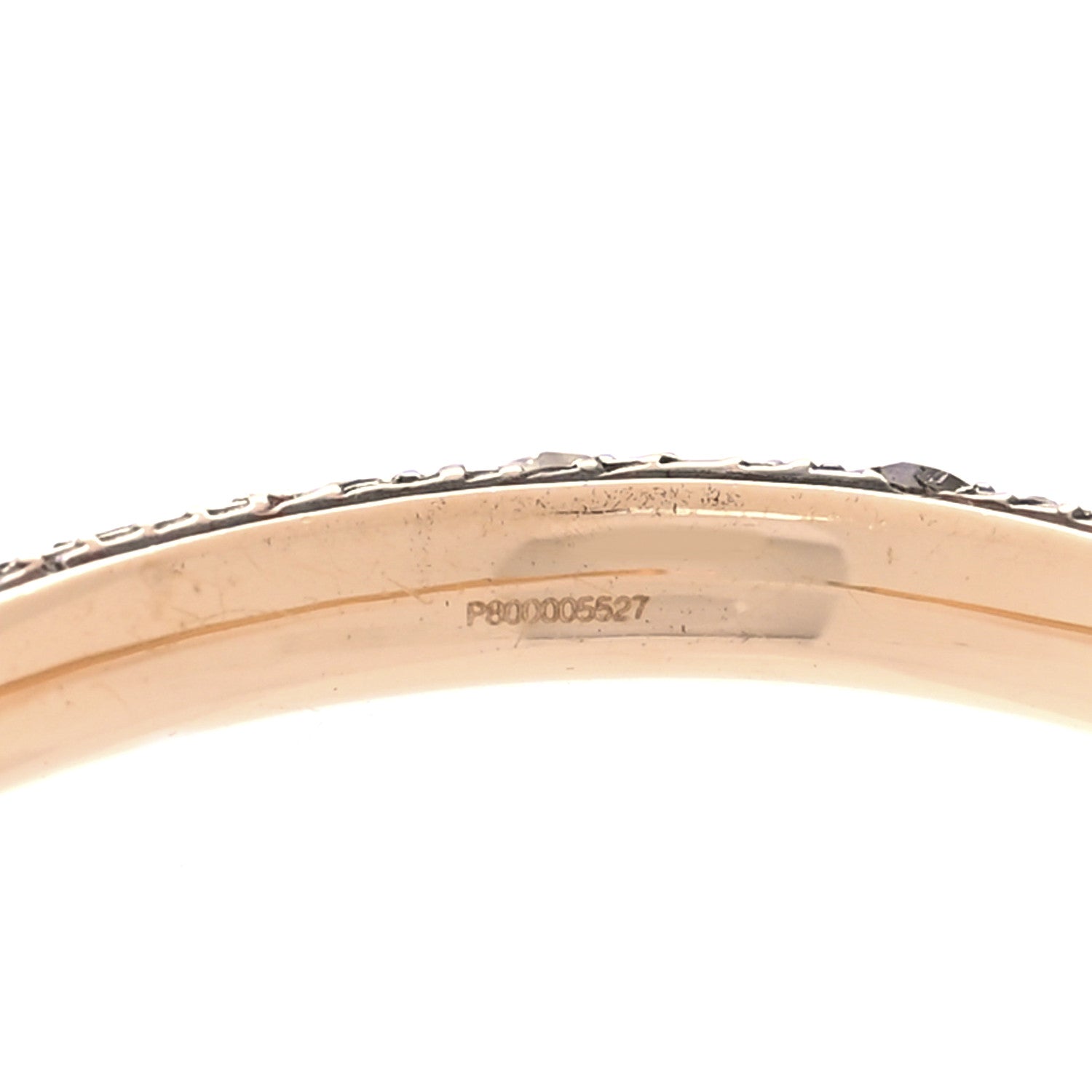 Pomellato 18K Rose Gold Brown Diamond Catene Hoop Earrings 5 of 5