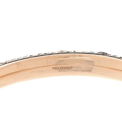 Pomellato 18K Rose Gold Brown Diamond Catene Hoop Earrings 5 of 5