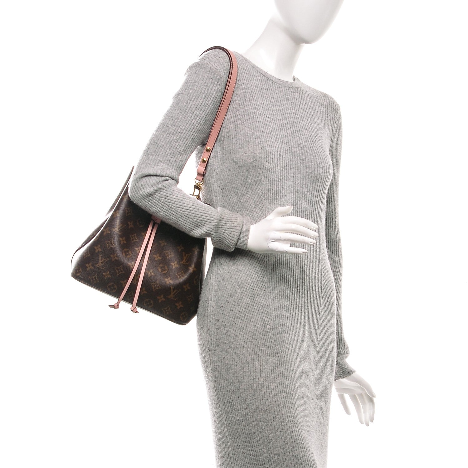 Louis Vuitton Monogram Neonoe MM Rose Poudre 2 of 6