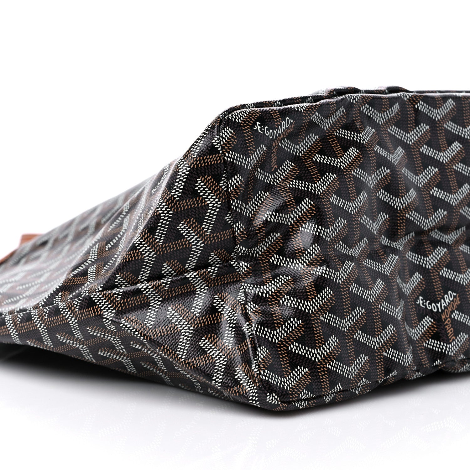 Goyard Goyardine Saint Louis PM Black Gold 8 of 9