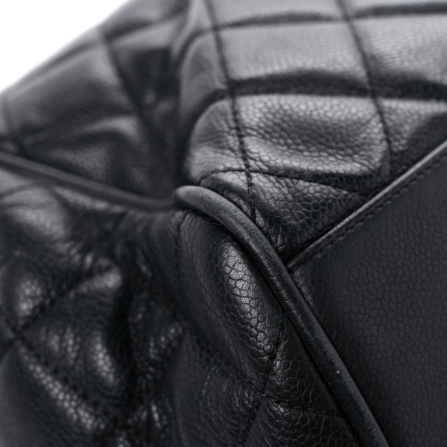 Chanel Caviar Quilted Timeless Accordion Flap Black 10 of 19