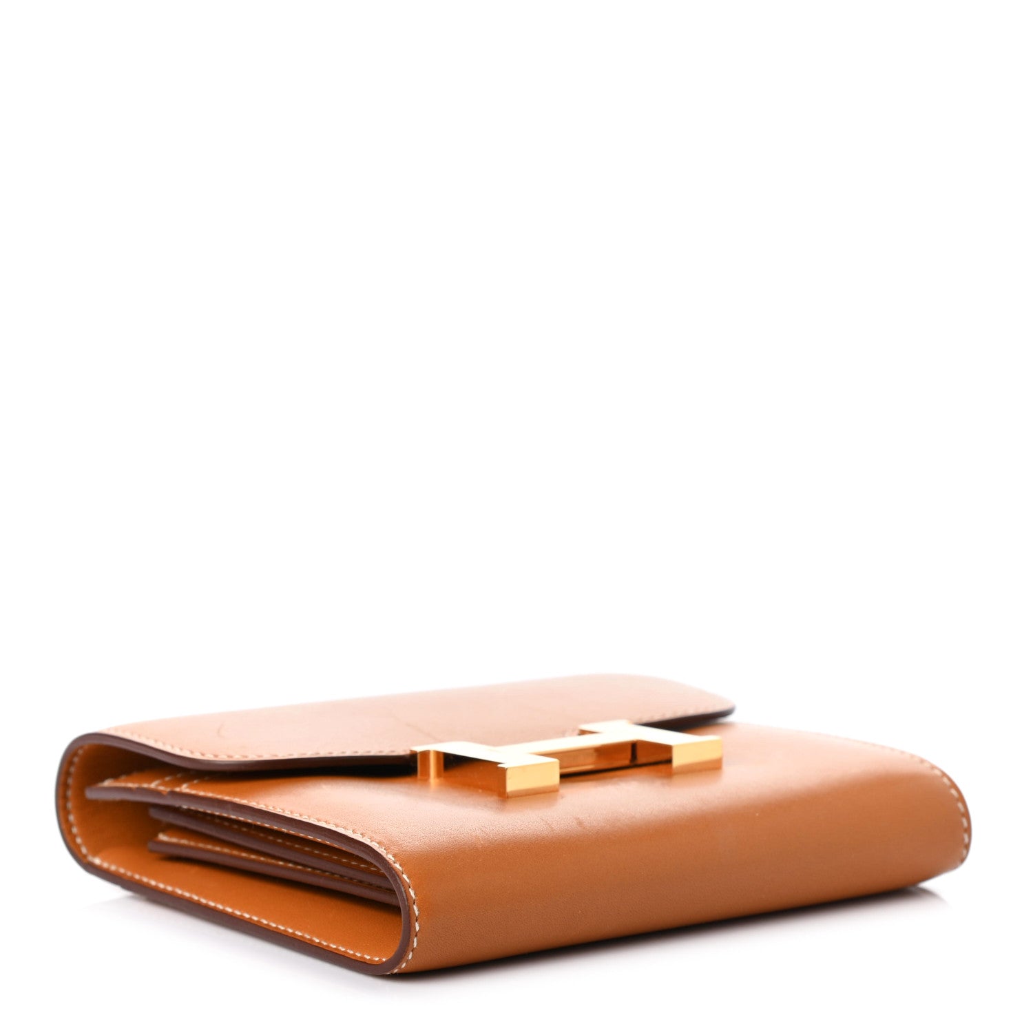 Hermes Tadelakt Constance Short Wallet Gold 4 of 7