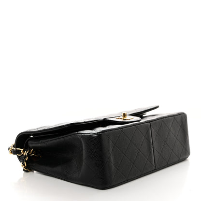 Chanel Caviar Quilted Jumbo Double Flap Black 4 of 10