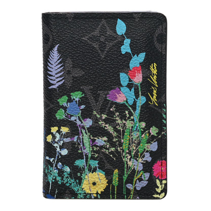 Louis Vuitton Monogram Eclipse Flower Print Pocket Organizer NM 1 of 10