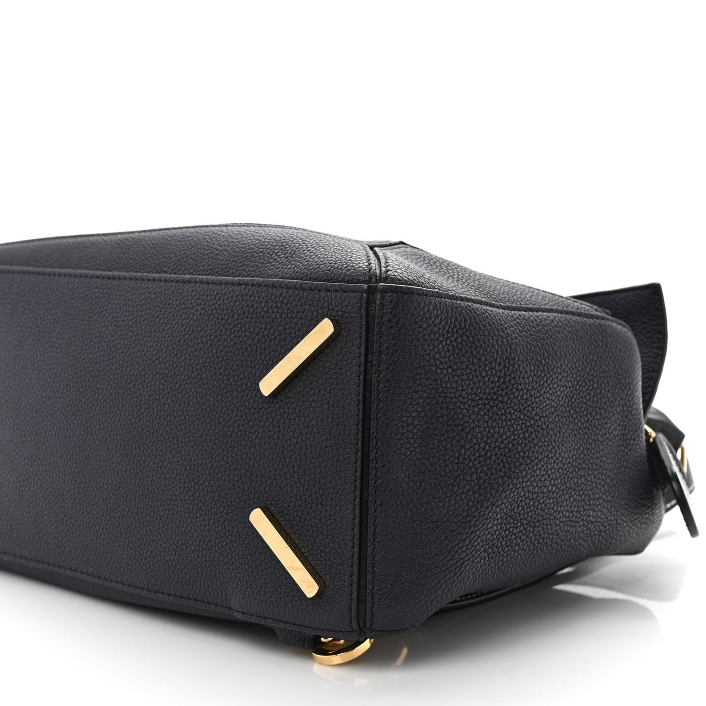 Calfskin Medium Puzzle Bag Midnight Blue Black