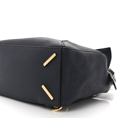 Loewe Calfskin Medium Puzzle Bag Midnight Blue Black 8 of 9