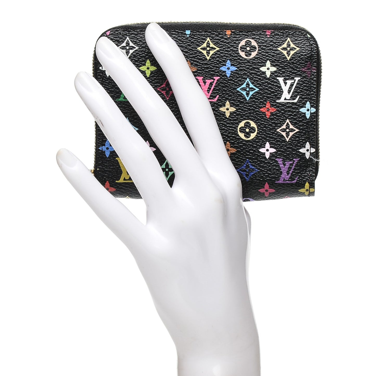 Monogram Multicolor Zippy Coin Purse Black Grenade