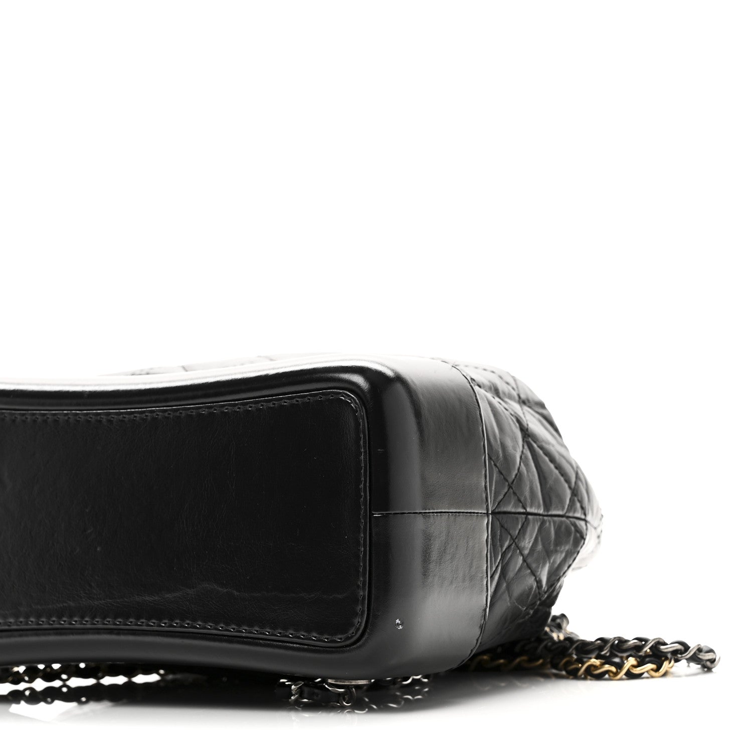 Chanel Aged Calfskin Quilted Small Gabrielle Backpack Black 10 of 10