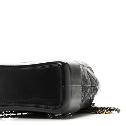 Chanel Aged Calfskin Quilted Small Gabrielle Backpack Black 10 of 10