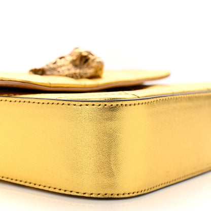 Gucci Metallic Nappa Matelasse Broadway Shoulder Bag Gold 9 of 12