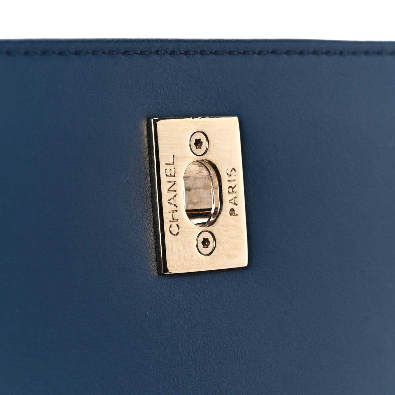 Chanel Caviar Quilted Small Business Affinity Flap Blue 7 of 12