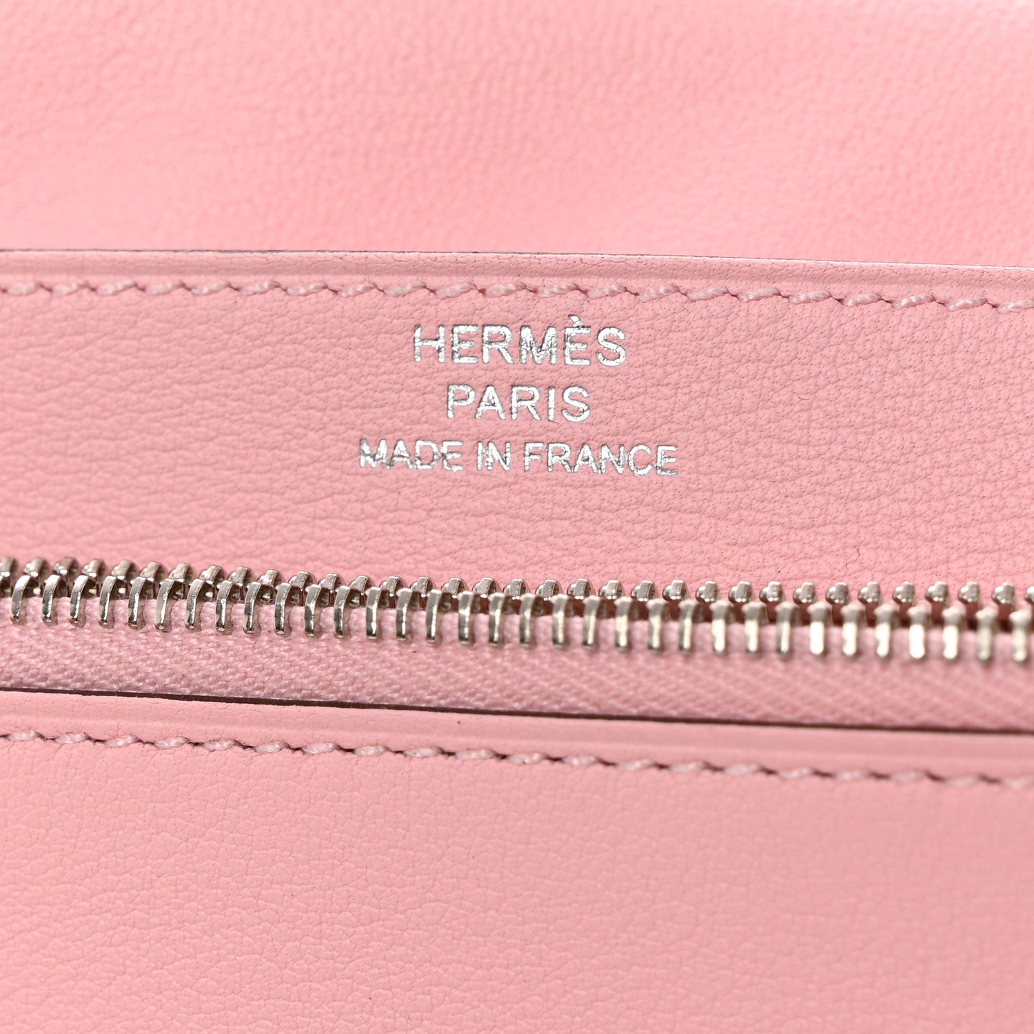 Hermes Evercolor Dogon Compact Wallet Rose Sakura 6 of 8