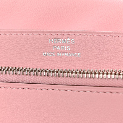 Hermes Evercolor Dogon Compact Wallet Rose Sakura 6 of 8