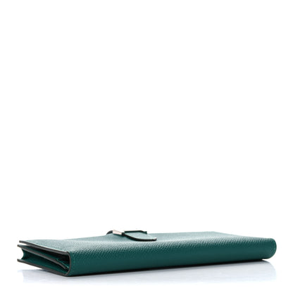 Hermes Epsom Bearn Gusset Wallet Malachite 3 of 10