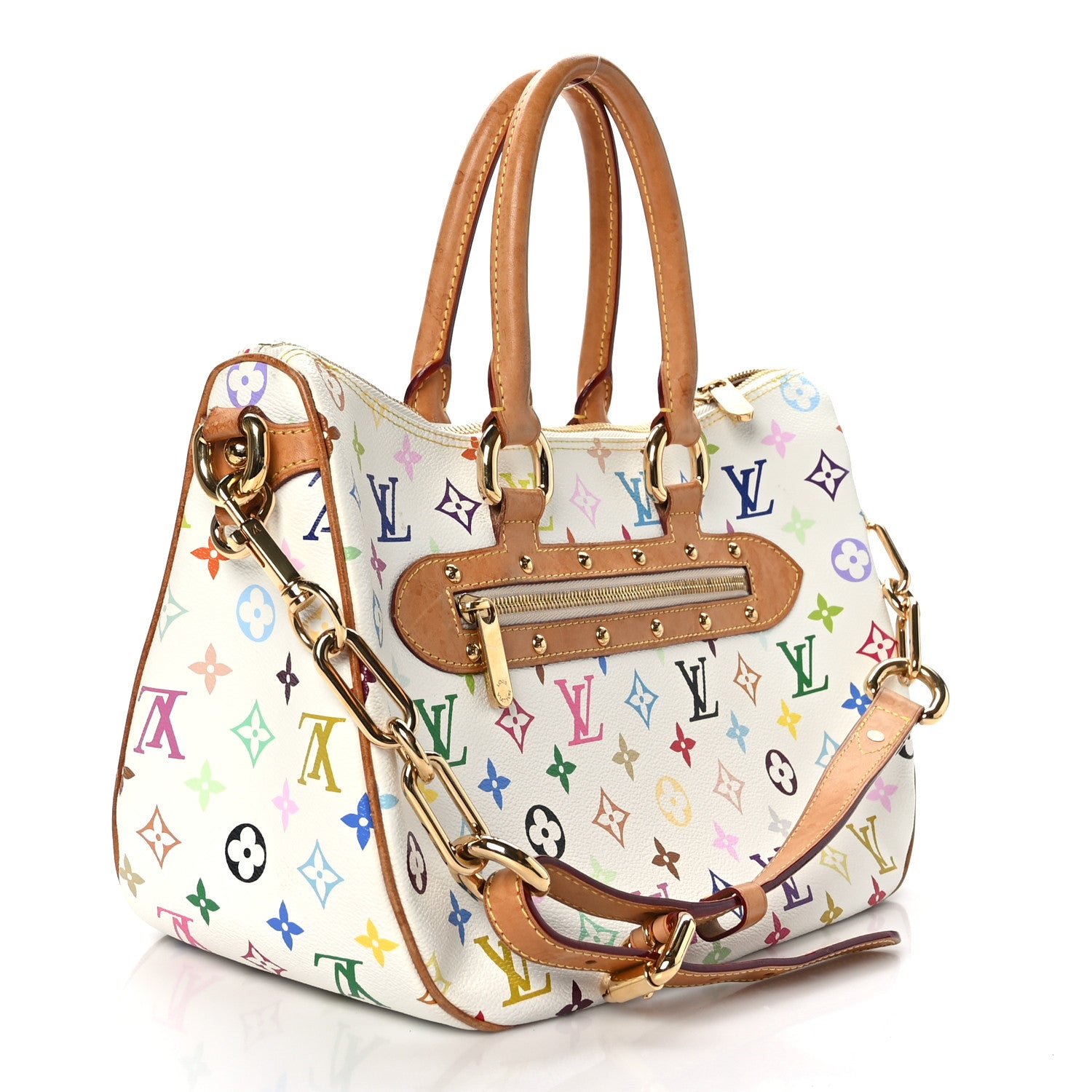 Louis Vuitton Monogram Multicolor Rita White 2 of 10