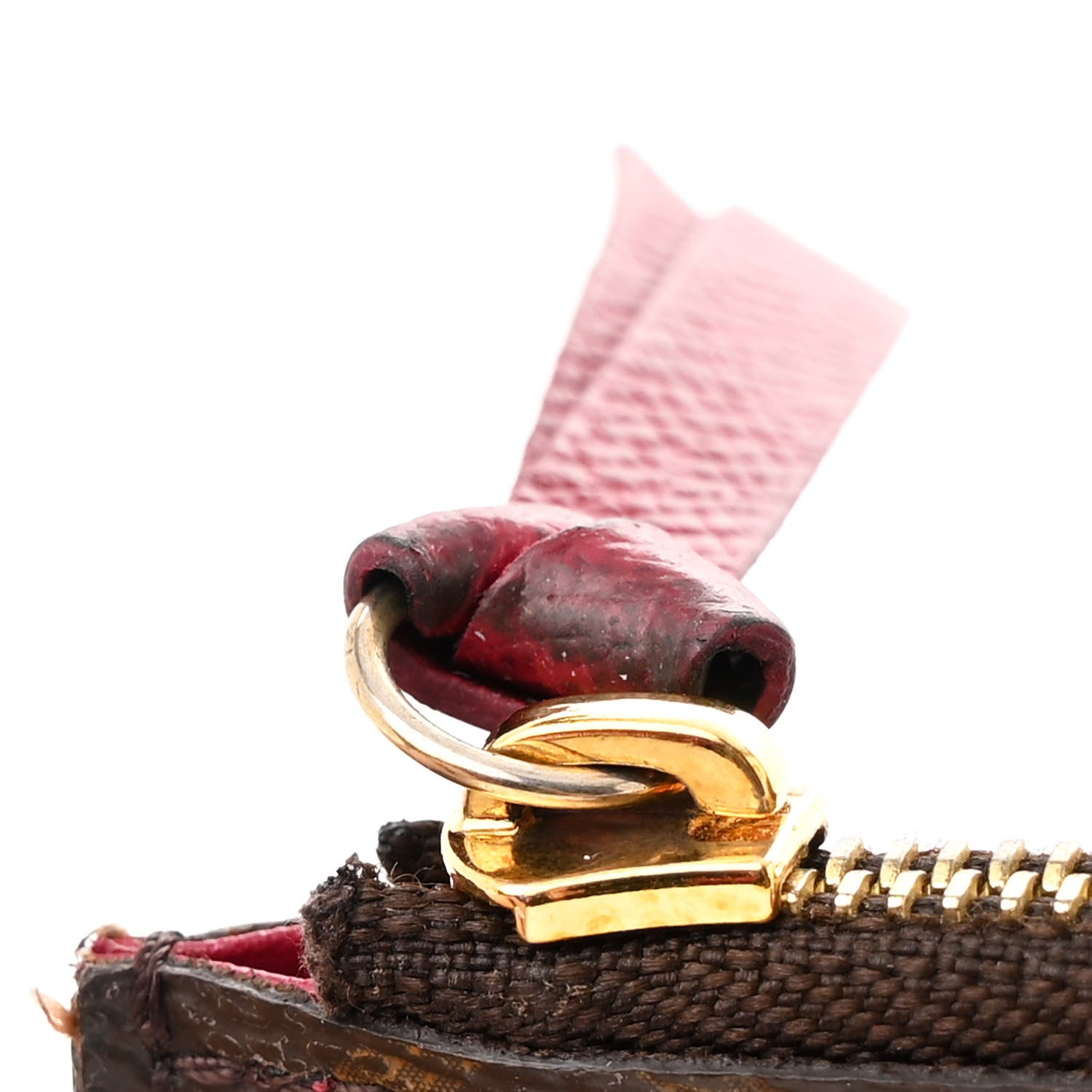 Louis Vuitton Monogram Pochette Felicie Chain Wallet Fuchsia 16 of 18