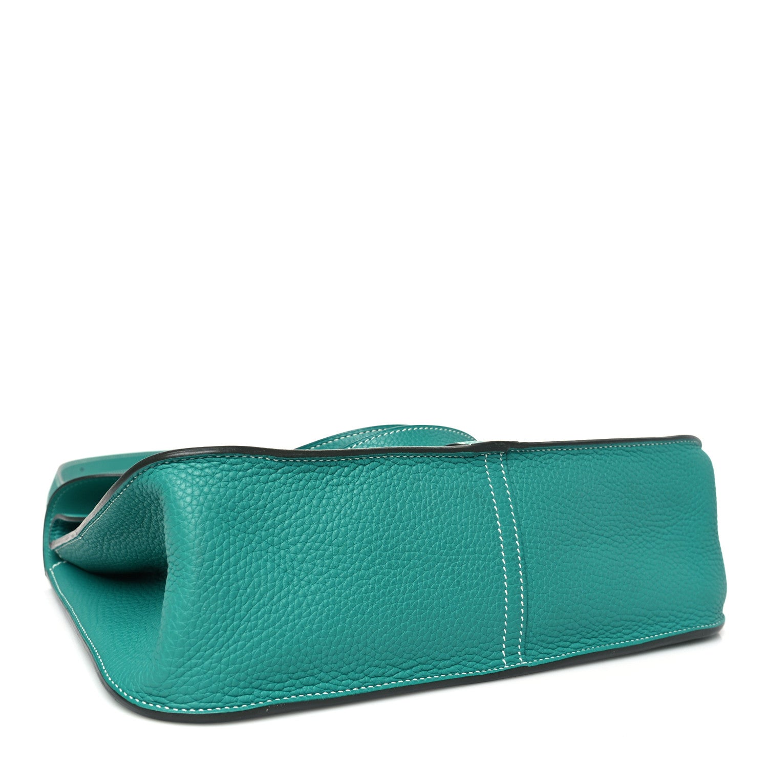 Hermes Taurillon Clemence Halzan 31 GM Vert Verone 4 of 10