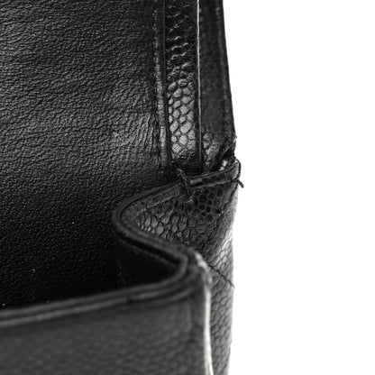 Chanel Caviar Quilted Medium Double Flap Black 12 of 13