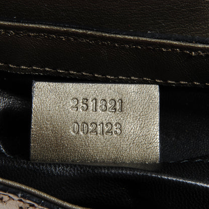 Gucci Python Small 1973 Chain Shoulder Bag Gunmetal 7 of 7