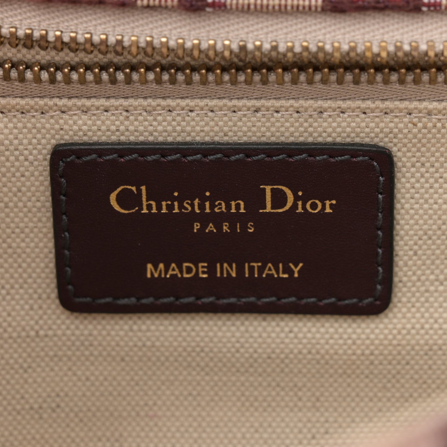 Oblique Dioraddict Flap Bag Burgundy