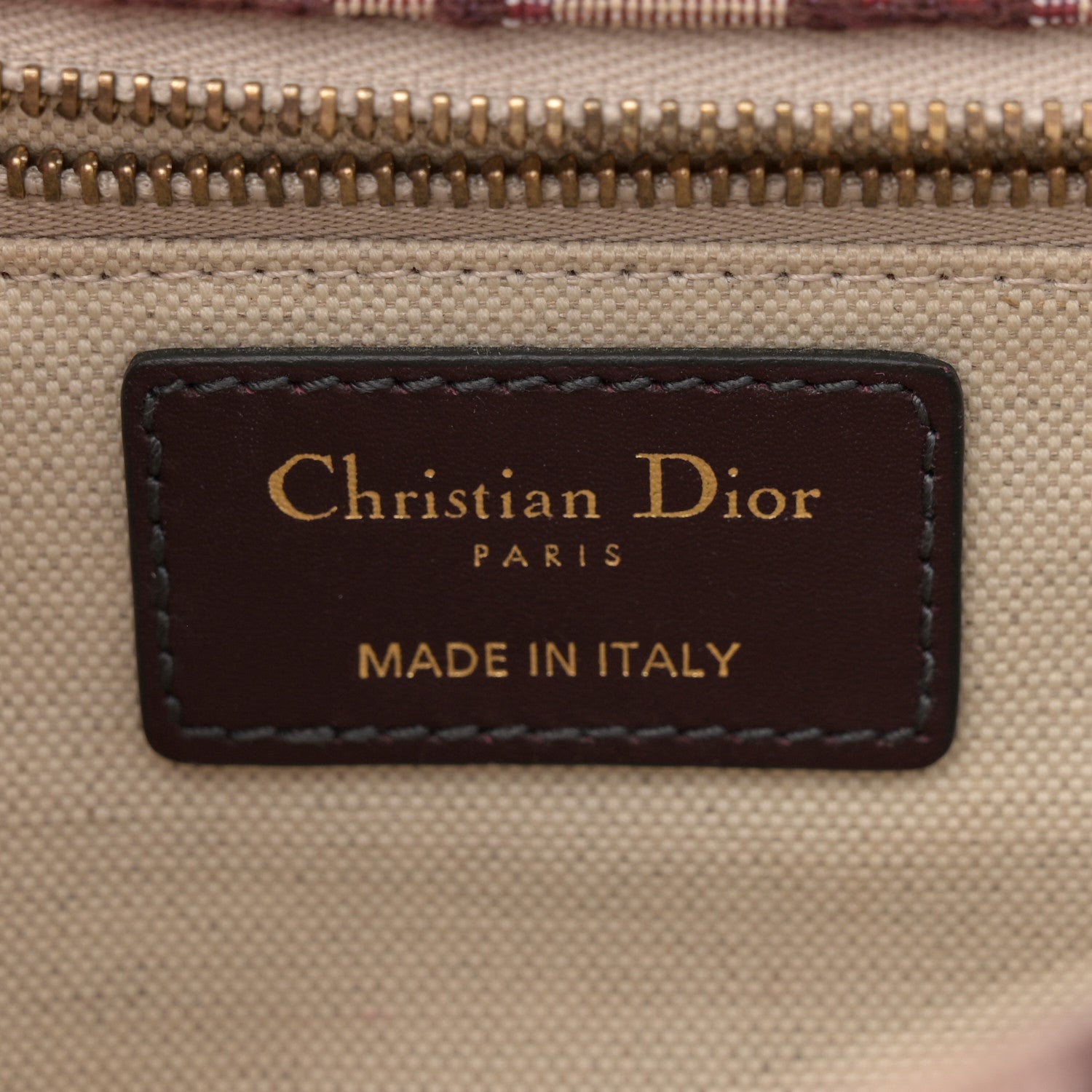 Christian Dior Oblique Dioraddict Flap Bag Burgundy 6 of 13