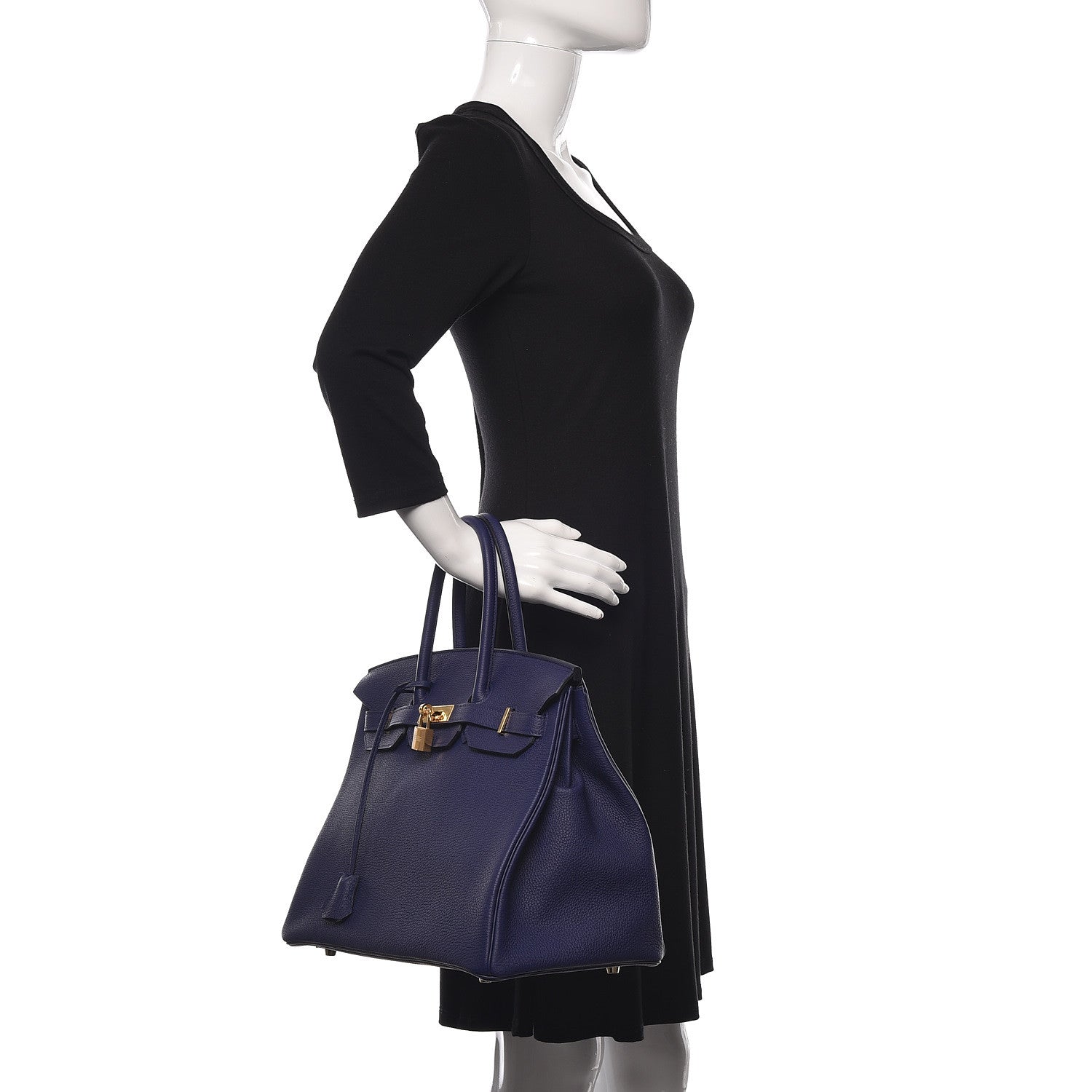 Hermes Togo Birkin 35 Bleu Encre 2 of 35