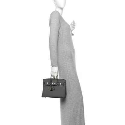 Hermes Togo Birkin 25 Etain 2 of 10