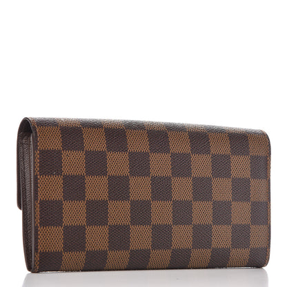 Louis Vuitton Damier Ebene Sarah Wallet 3 of 7