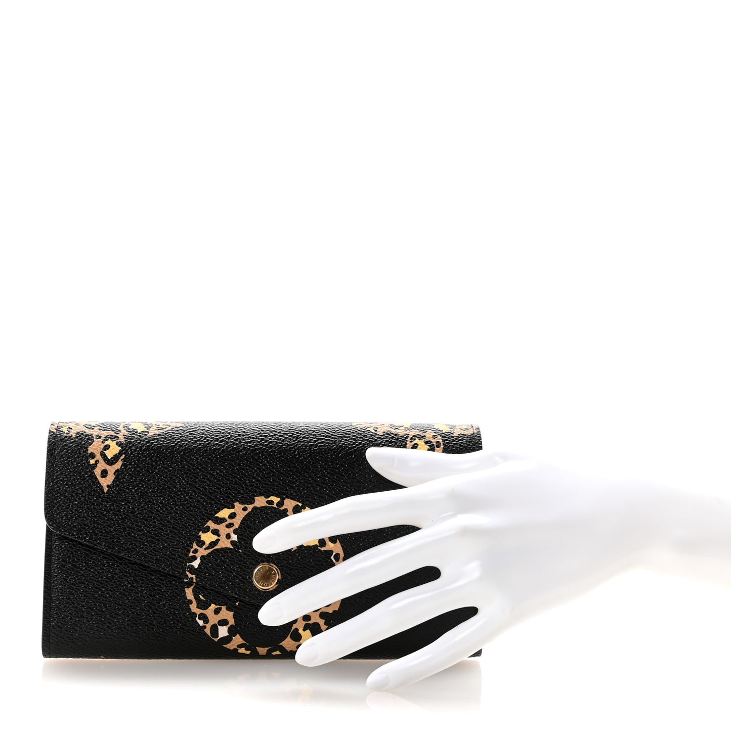 Monogram Giant Jungle Sarah Wallet Black