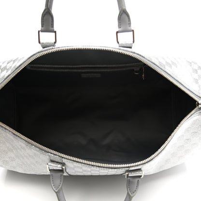 Louis Vuitton Damier Glitter Keepall Bandouliere 50 Silver 4 of 9
