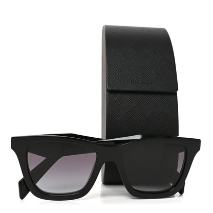 Prada Acetate Square Sunglasses SPR C07 Black 7 of 7