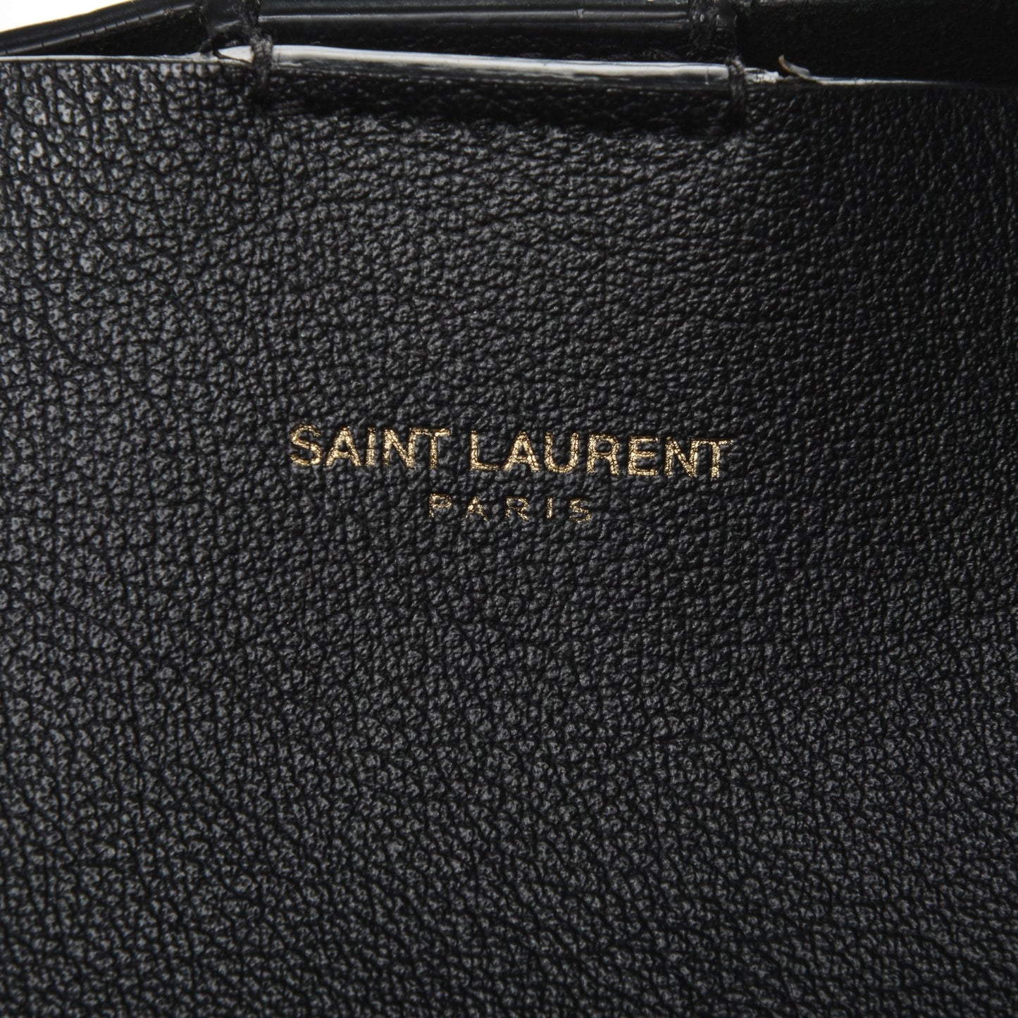 Calfskin Large Shopping Tote Black