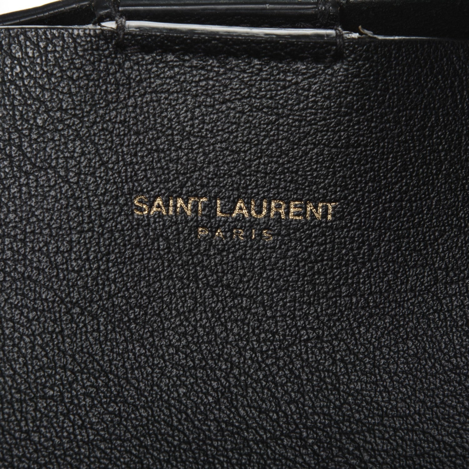 Saint Laurent Calfskin Large Shopping Tote Black 7 of 8