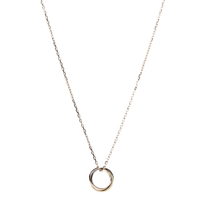 Cartier 18K Pink Yellow White Gold Baby Trinity Pendant Necklace 1 of 9