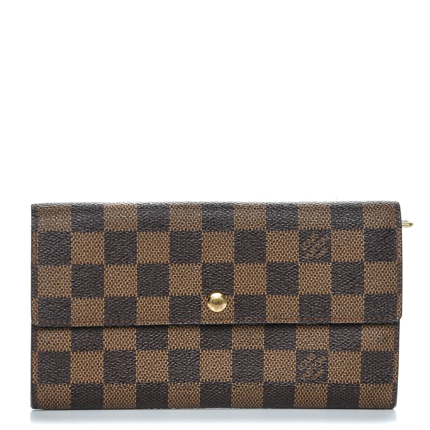 Louis Vuitton Damier Ebene Porte-Monnaie Wallet 1 of 6