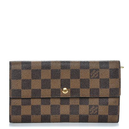 Louis Vuitton Damier Ebene Porte-Monnaie Wallet 1 of 6