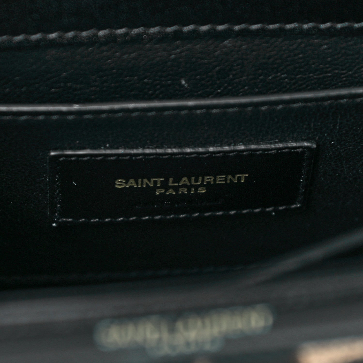 Saint Laurent Canvas Leopard Print Mini Classic Monogram Cassandra Top Handle Black 6 of 11