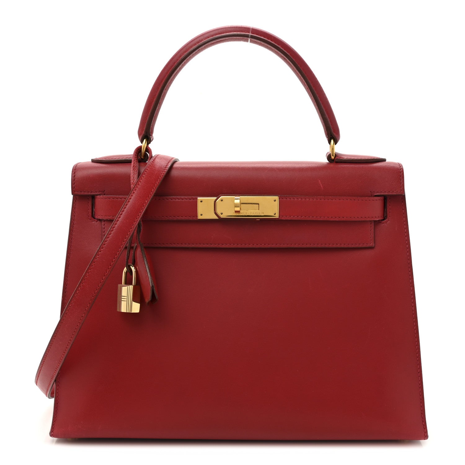 Hermes Box Kelly Sellier 28 Rouge Vif 1 of 19